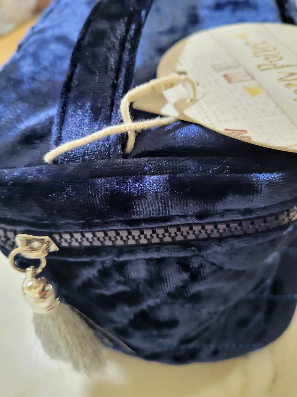 Miniso Navy Velvet Harry Potter Ravenclaw Makeup Bag
